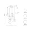TK5384  ESME GRAPHITE LAMPA WISZĄCA 6