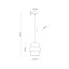 TK5401  CALISTO JUTA LAMPA WISZĄCA 1  200