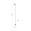 TK5758  TRACER WHITE 1 ZAWIESZENIE E27 1,5M