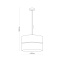 TK5772  ECO LAMPA WISZĄCA 1 PŁ 380