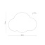 TK5886  CLOUD BEIGE KINKIET 2 X G9