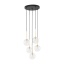 TK5943  NILOS BLACK / GOLD LAMPA WISZĄCA 5