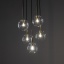 TK5943  NILOS BLACK / GOLD LAMPA WISZĄCA 5