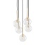 TK5943  NILOS BLACK / GOLD LAMPA WISZĄCA 5