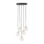 TK5943  NILOS BLACK / GOLD LAMPA WISZĄCA 5