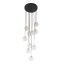 TK5944  NILOS BLACK / GOLD LAMPA WISZĄCA 10