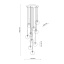 TK5944  NILOS BLACK / GOLD LAMPA WISZĄCA 10