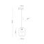 TK5971  ELIO GRAPHITE LAMPA WISZACA 1