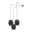 TK5976  CALISTO BLACK LAMPA WISZĄCA 3