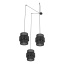 TK5976  CALISTO BLACK LAMPA WISZĄCA 3