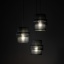 TK5981  CALISTO BLACK LAMPA WISZĄCA 3 PŁ KOŁO