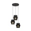 TK5981  CALISTO BLACK LAMPA WISZĄCA 3 PŁ KOŁO