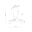 TK6105  ESTERA BROWN LAMPA WISZĄCA 5
