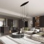 TK6148  ESTERA BLACK  LAMPA WISZĄCA 9