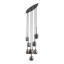 TK6148  ESTERA BLACK  LAMPA WISZĄCA 9