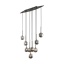TK6148  ESTERA BLACK  LAMPA WISZĄCA 9