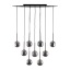 TK6148  ESTERA BLACK  LAMPA WISZĄCA 9