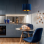 TK6172  TERCINO BLUE HANGING LAMP 1 380