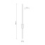 TK6411  FLASH WOOD SOSNA KINKIET 1 LED L
