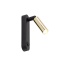 TK6623  ENZO LONG BLACK GOLD KINKIET 1