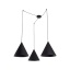 TK6629  CONO BLACK LAMPA WISZĄCA 3 L