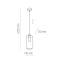 TK6696  MARCO GREEN LAMPA WISZĄCA 1 PŁ