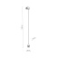 TK6761  TRACER TRÓJOBWODOWY WHITE 1 ZAWIESZENIE E27 1,5M