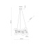 TK6844  ANABELLE LAMPA WISZACA 8 PŁ