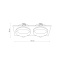 TK6924  JET WHITE EYE 2xGU10