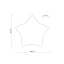TK6972  STAR GRAY LAMPA SUFITOWA 2
