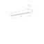 T7567  STRAIGHT WALL LED WHITE M