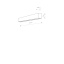 T7596  STRAIGHT WALL LED BLACK S
