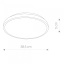 T10977 AGNES ROUND LED PRO WHITE 22W 3000K IP44
