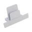 PROFILE RECESSED DEAD END CAP WHITE T8974